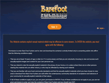 Tablet Screenshot of barefootfuckers.com